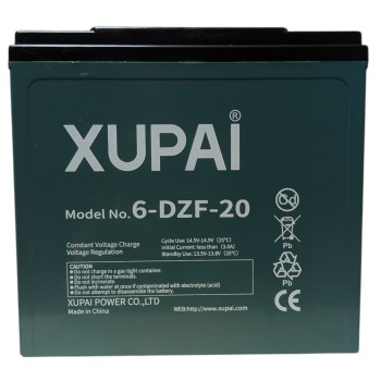 Тяговый аккумулятор XUPAI 6-DZF-20 (12V 20Ah)